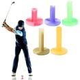 thumbnail image 3 of Driving Range Tees Ball Holder, Professional 5Pcs Home Flexible Durable Rubber  Tees 90 Rebound  for Outdoor Practice Mat for Indoor Practice Mat, 3 of 8