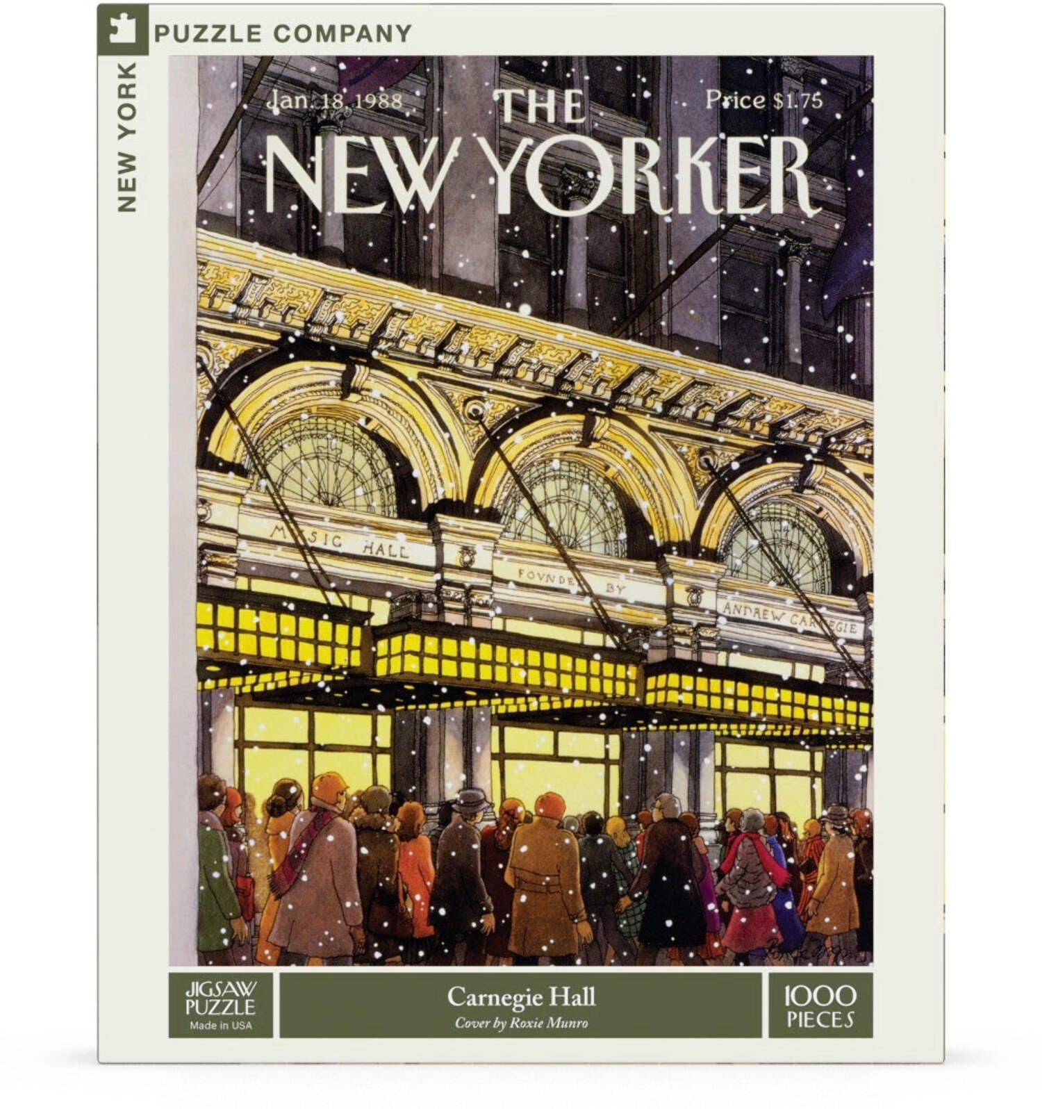 New York Puzzle Company Music Hall 1000 Piece Jigsaw Puzzle