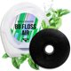 thumbnail image 1 of Brushmo Mascarilla Dental Expandible Negra Fina de Tejido Transpirable Floss, Menta Calmante, Cera Natural, Diseñada por Dentistas, Vegana, 1 Carrete (55 Yardas), 1 of 2