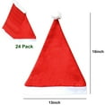 thumbnail image 7 of 24 Pack Christmas Hats for Adults,Bulk Santa Hats for Adults,Universal Fit Extra Large Size,Thickened Christmas Santa Hat, 7 of 7