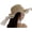 Beige, variant on CoCopeaunts Women's Beach Straw Bucket Hats Stylish Sun Hats Straw Fisherman Hat Lightweight Wide Brim UV Protection Breathable Vacation