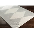 thumbnail image 3 of Hauteloom Clapham Wool Living Room, Bedroom Area Rug - Modern - Gray, Beige, Black - 8'10" x 12', 3 of 8