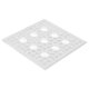 thumbnail image 2 of Panel de malla de pared con placa de rejilla de aluminio, patrón de visualización, componente de control industrial 3123-0096-096, 2 of 11