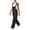 Black, variant on QSAWXQZ Womens Wide Leg Cargo Overalls Adjustable Straps Sleeveless Pockets Bib Jumpsuit Casual Pants M