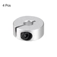 thumbnail image 3 of Uxcell Shaft Collar 0.31" Single Split Aluminum Clamping Collar Shaft Collars with Set Screw Silver Tone 4 Pack, 3 of 4