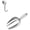 3oz, variant on Wapodeai 6oz Stainless Steel Ice Scoop for Freezer with Magnetic Hook Holder, Metal Ice Scoop for Ice Maker Machines, Buckets, for Kitchen/Bar/Party & Wedding Accessories, Dishwasher Safe