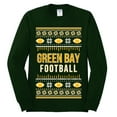 thumbnail image 2 of Wild Bobby City of Green Bay GB American Football Fantasy Fan Sports Men Long Sleeve Shirt, Forest Green, Medium, 2 of 6