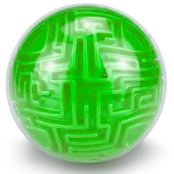 Juguete 3D Maze Ball Puzzle de juguete YongnKids Amaze Memory para niños, color verde