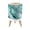 Color 2, variant on Small Trash Can with Lid Watercolor floral wildflowers plants leaves herbs 1.8 Gallon Dog Proof Trash Can Round Garbage Can Waste Bin Wastebasket for Bathroom Bedroom Living Room