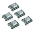 thumbnail image 1 of Yeacher 5PCS A4988 Stepper Motor Drive Module Step Motor Driver Plate Driving Board 3D Printer Accessories with Heat Sink, 1 of 8