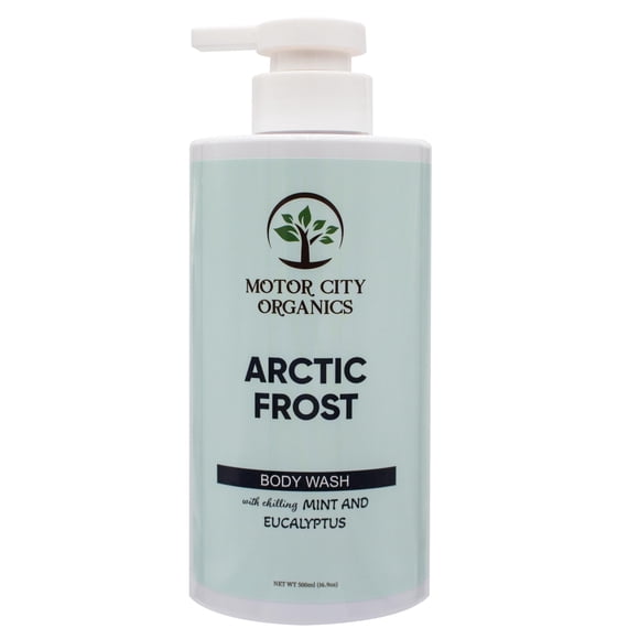 Gel de baño Arctic Frost | Infundido con menta refrescante y botánicos refrescantes - 16.9 oz | Fórmula suave | Adecuado para todo tipo de piel | Sin parabenos