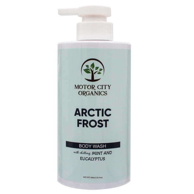 Gel de baño Arctic Frost | Infundido con menta refrescante y botánicos refrescantes - 16.9 oz | Fórmula suave | Adecuado para todo tipo de piel | Sin parabenos