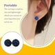thumbnail image 5 of Minnieouse 1 par de pendientes de tuerca de acero inoxidable para mujer, regalos para novias y esposas, joyería decorativa, fiesta de celebración de Ropa, zapatos y accesorios Miscelánea tipo 25 Minnieouse AP011021-25, 5 of 6