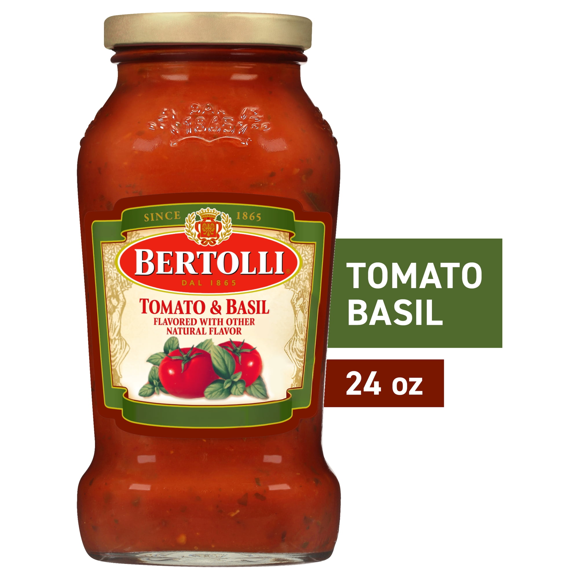 Bertolli Tomato and Basil Pasta Sauce, Spaghetti Sauce, 24 oz