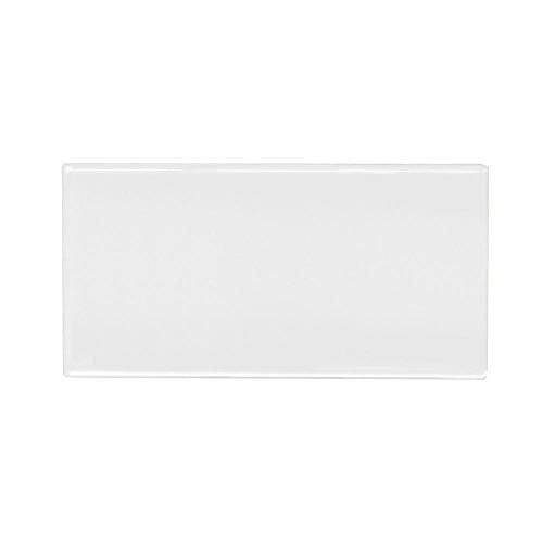 White Ceramic 3x6 Subway Tile (80 pieces - Box of 10 sq.ft.)