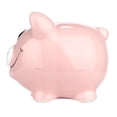 thumbnail image 3 of Hucha de cerdito sonriente Tomfeel, caja de dinero de cerámica, cerdo de dibujos animados, muebles p Tomshoo Hucha, 3 of 7