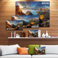 thumbnail image 3 of Ocean and Mountains Panorama - Large Landscape Canvas Art, 3 of 4