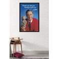 thumbnail image 2 of Mister Rogers - As You Are Wall Poster, 22.375" x 34", Framed, 2 of 2