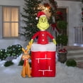 6 ft. H Christmas Airblown Inflatables Dr. Seuss Grinch W/Max And