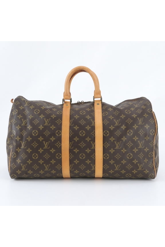 Pre-Owned Louis Vuitton Monogram Keepall 50 M41426 Leather Boston Handbag Tote Bag Carry-on for...