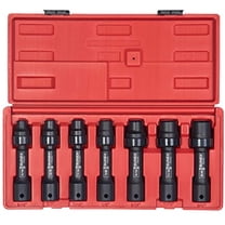 Sunex Tools 7 Piece 1/2in Drive 12 Point Socket Set with Portable organizer Tray Keeps