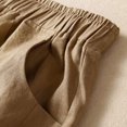 thumbnail image 4 of cfhntfmh Linen Shorts for Women Cotton Loose High Waisted Casual Shorts Summer Baggy Wide Leg Beach Shorts Loungewear, 4 of 7