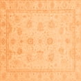 thumbnail image 1 of Ahgly Company Indoor Square Oriental Orange Traditional Area Rugs, 6' Square, 1 of 4