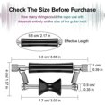 thumbnail image 2 of 2 Pack Guitar Rolling Capo Sliding Capo Adjustable Capo Rubber and Stainless Steel Capo, 2 of 5