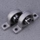 thumbnail image 2 of 2 piezas de cojinetes de brida para cinturón de seguridad vertical, 20 mm de diámetro interior, KP004, aleación de zinc (plata), 2 of 8