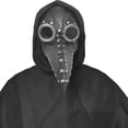 thumbnail image 1 of Máscara de médico de peste, máscara de miedo de Halloween Máscara de plaga Doctor Doctor Máscara de cabeza Fiesta Mardi Gras Cosplay Máscara de Venecia Carnaval Nariz larga Pico de pájaro Máscara Steampunk Levamdar  OTTO-2034440-2, 1 of 7