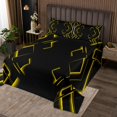 thumbnail image 2 of Erosebridal Abstract Bedspread Sets King Size for Teens, Gradient Rectangle Bed Quilt, Modern Checkered Decor, 2 of 5