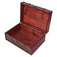 thumbnail image 3 of Wooden Storage Box, Perfect Gift Pirate Treasure Box Hand Polished Alloy Hinge  for Home Decoration, 3 of 8