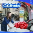thumbnail image 6 of 30 Inch Giant Red Car Gift Bow, Polypropylene Indoor / Outdoor Décor Bow by Mata1, 6 of 7
