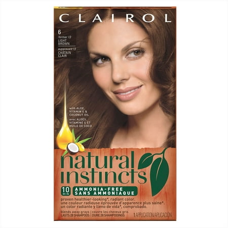 Clairol Natural Instincts Semi Permanent Hair Color Light Brown