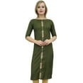 thumbnail image 4 of Atasi Women's Green Gota Patti Work Salwar Kameez Suit Dress With Dupatta - 16, 4 of 9