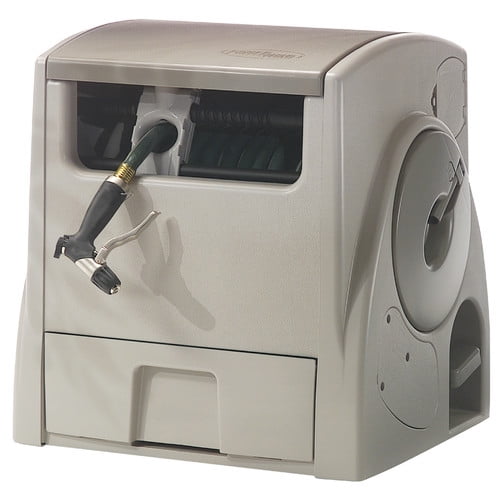 Suncast Plastic Hose Reel with Automatic Rewind by Suncast