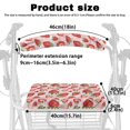 thumbnail image 6 of HELLHERO Happy Easter Rollator Walker Seat and Backrest Rollbar Covers Set Stain Proof Easy Fit Seat Back Covers & Strawberry Reusable for Seniors, 6 of 7