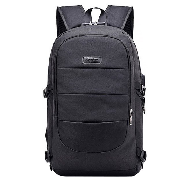 Minnieouse Nueva impermeable para ordenador portátil de negocios para mujer, portátil USB, bolsas de viaje escolares, escolar Mochilas Negro