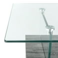 thumbnail image 6 of SAFAVIEH Kayley Retro 2 Tier Glass Coffee Table, Black Oak, 6 of 9