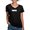 Black, variant on - Vote Red Women's V Neck Dark T Shirt - Women's V-Neck Dark T-Shirt