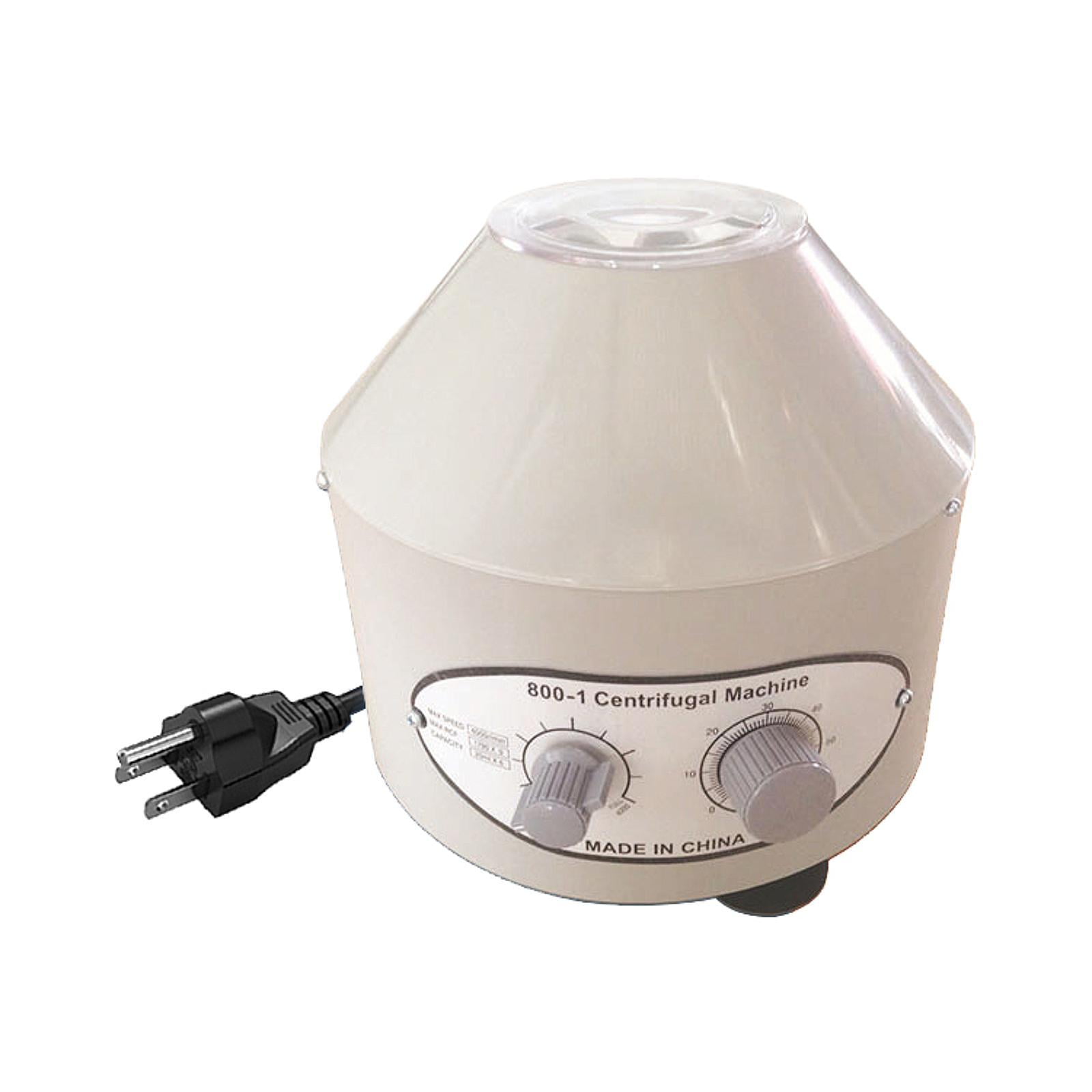Colaxi 800-1 Electric Desktop Centrifuge 4000RPM US 110V Adapter for Chemistry, Food Versatile Time and Speed Control 50W 20MLX6