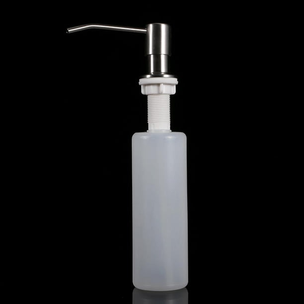Dispensador de jabón para fregadero, 300 ml, grifo de cocina y baño, dispensador de jabón, botella, dispensador de jabón para fregadero, bomba meticulosamente diseñada Jadeshay A