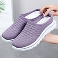 thumbnail image 5 of Womens Shoes,Espadrilles Breathable Flat for Daily Wear Comfortable Round Toe Espadrilles for Dating Travel,Shoes for Women,Purple,7, 5 of 9