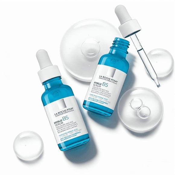 2pc 30ml La Roche-Posay Hyalu B5 Pure Hyaluronic Acid Serum for Face, Vitamin B5 + Hyaluronic Acid + Madecassoside