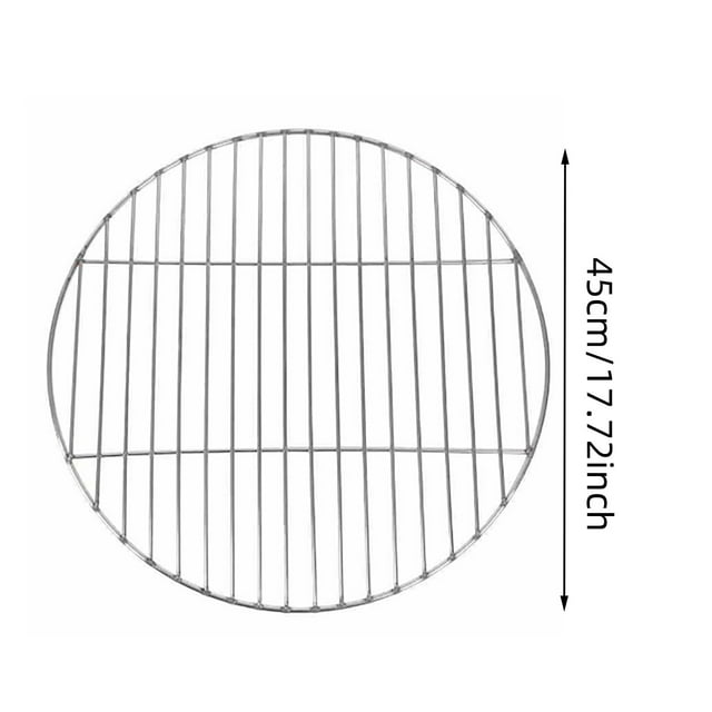 JJKBVCLO Barbecue Extérieur Design Rond Construction en Acier Inoxydable Idéal pour Camping BBQs et Préparation de Nourriture pour Rassemblements Extérieurs