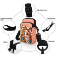 thumbnail image 5 of HELLHERO Women Messenger Bag Polyester Double Zipper Puppy in Leopard Bow for Outdoor Daily Use Adults, 5 of 7