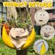 thumbnail image 4 of Maceta con Cara Oscilante, Maceta Colgante con Cara Sonriente, Maceta de Resina para Cadena de Perlas, Plantas Vivas de Interior y Exterior, 4 of 5