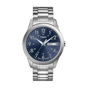 TW2P67300 Men's Silver Steel Bracelet With Blue Analog Dial Watch