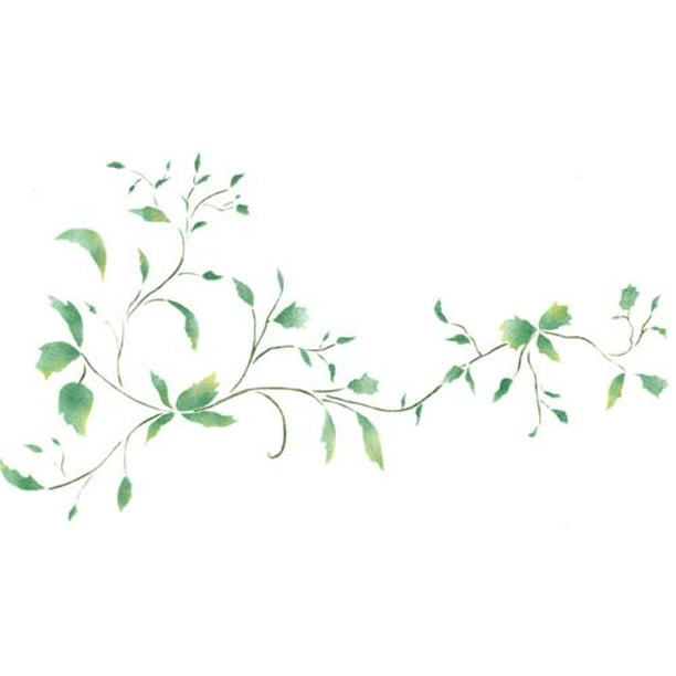 Ivy Leaf Wall Stencil SKU 3343 by Designer Stencils