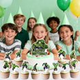 thumbnail image 3 of Suministros para fiestas de cumpleaños LDAKZFV Hulk con 1 adorno para tartas, 24 adornos para magdal, 3 of 5